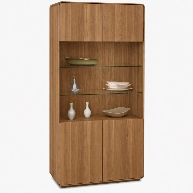 Vetrina in rovere massiccio Geneva 22 | NordicStory