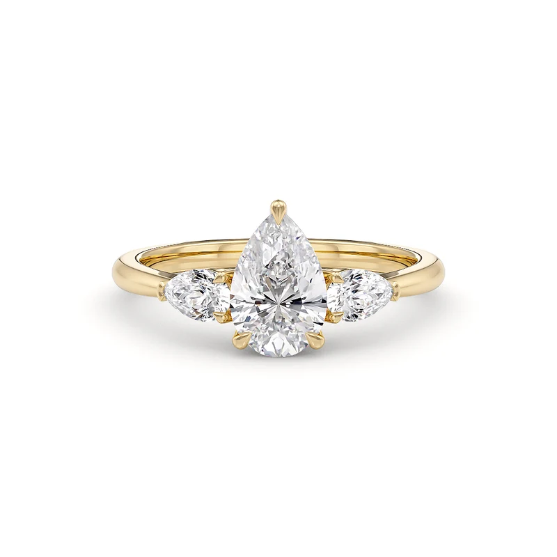 Maria Verlobungsring Gelbgold