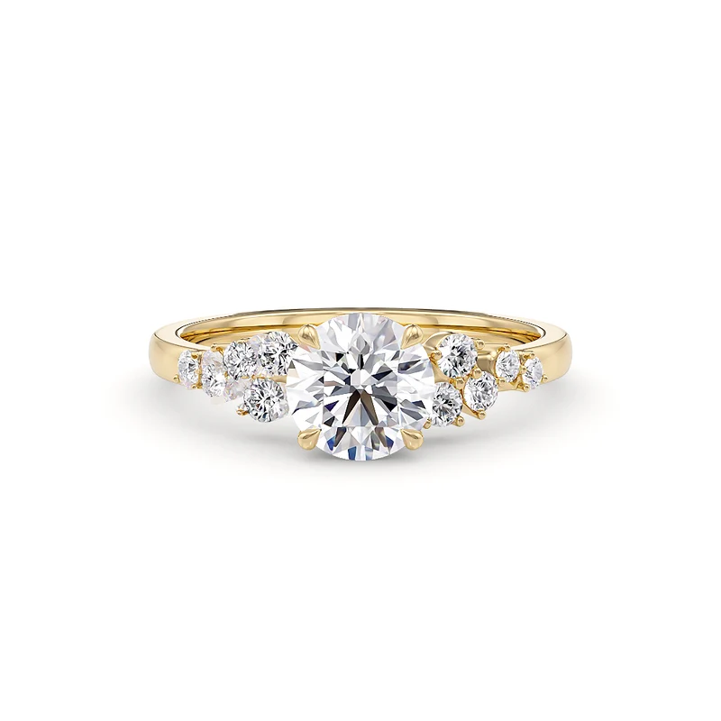 Cinderella Verlobungsring Gelbgold