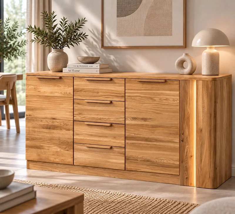 Comodino in rovere LONDRES 46 | LoftStory