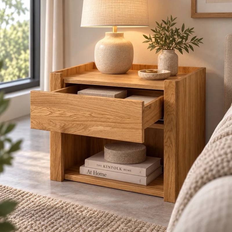 Comodino in legno massello LISBOA 79 | LoftStory