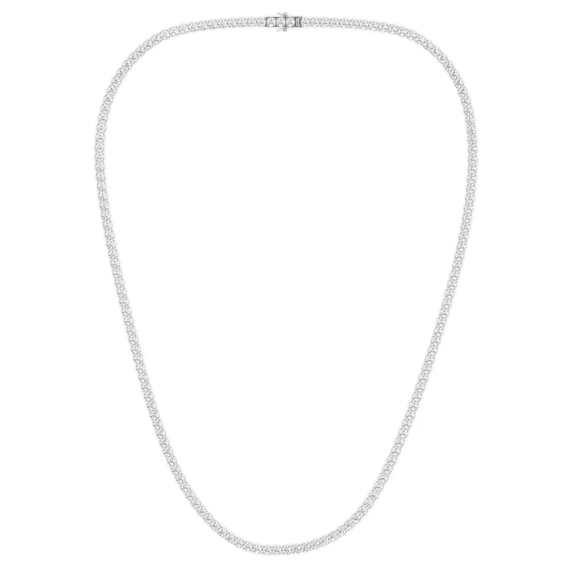 Tennis Halskette - Weissgold 2.5mm