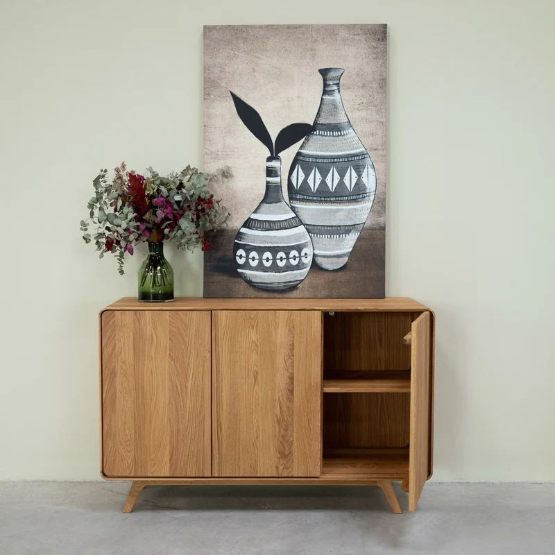 Credenza in legno massello di rovere Geneva 2 | NordicStory
