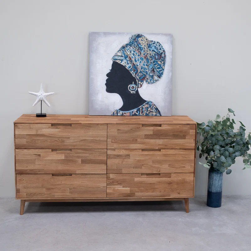 Credenza Comò in legno massello di rovere Escandi 4 | NordicStory
