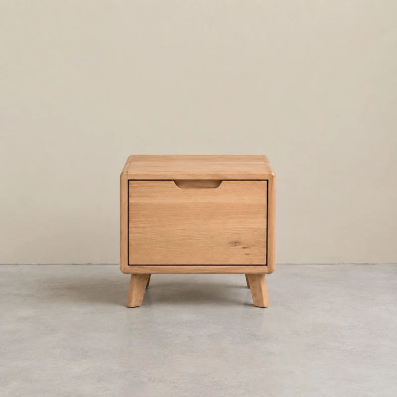 Comodino in legno massello SWEDEN 1 | NordicStory