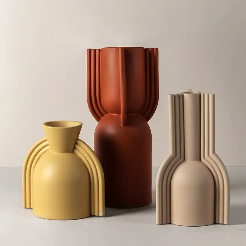 Yogiris Imbu Vaso in Ceramica Artigianale Impermeabile Design Nordico