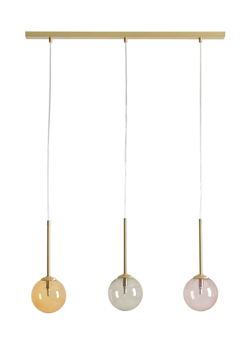 Lampada a sospensione Bosso 3 Multicolour Żarówka W Zestawie