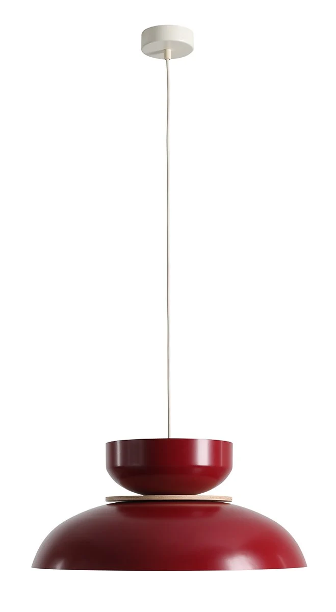 Lampada a sospensione Aldo chiaro (47+ 23+ Wood)