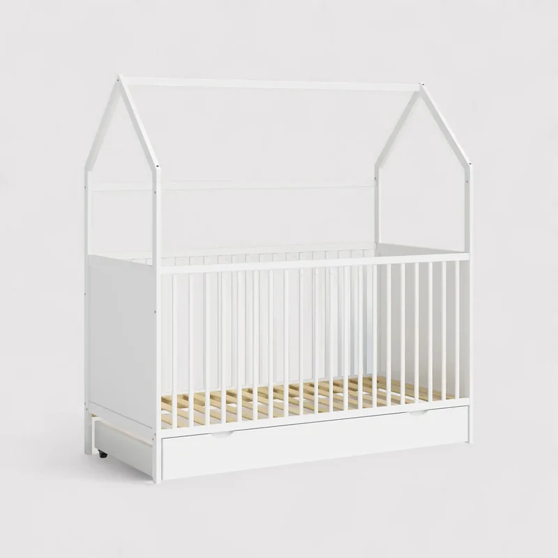 Asimina - Letto montessoriano per bambini o neonati con cassetto