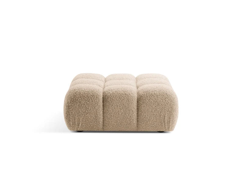 Pouf in Bouclé, "Bellis", 1 Posto, 94x94x43