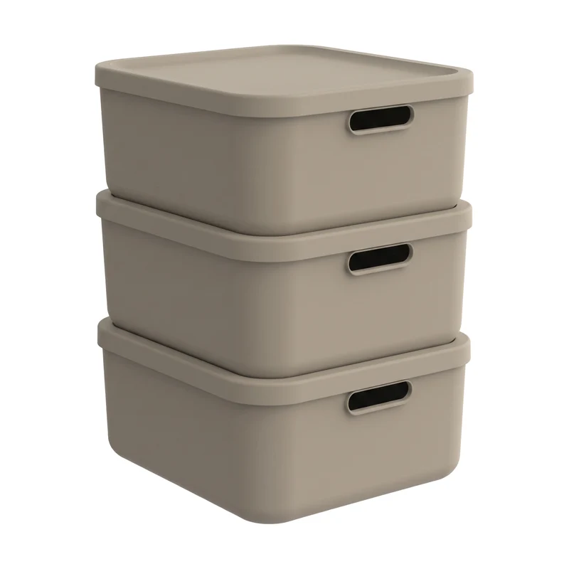 Set da 3 scatole portaoggetti 20 L ALBULA LIGHT