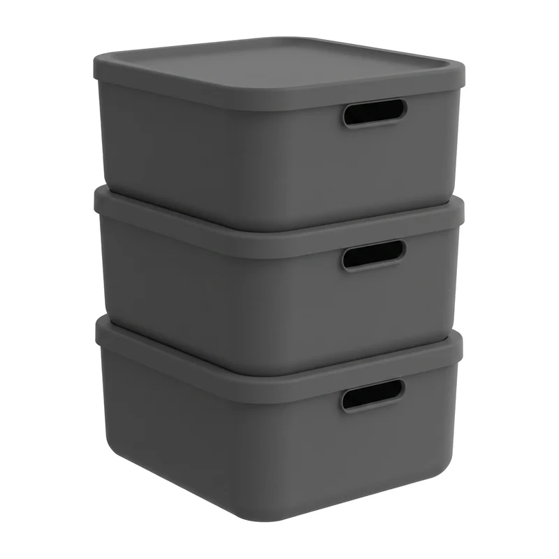 Set da 3 scatole portaoggetti 20 L ALBULA LIGHT