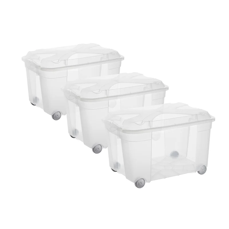 Set di 3 contenitori da 56 l ROLLER4 EASY