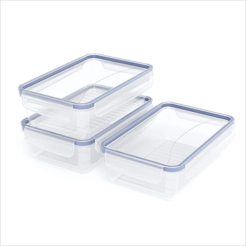 Set contenitori per alimenti 3 pz. CLIC & LOCK
