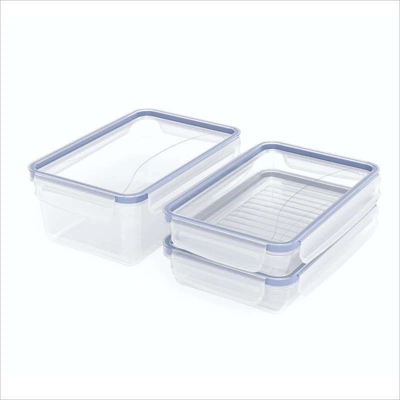 Set di contenitori per alimenti 3 pz. - CLIC & LOCK