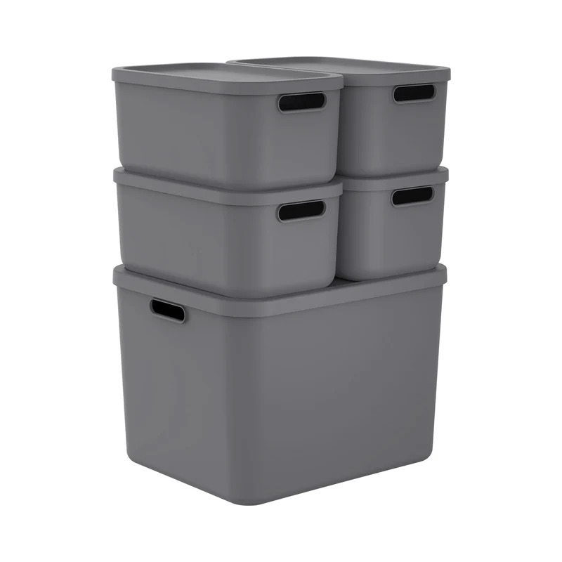 Set di contenitori – 1x 55 L + 4x 12 L ALBULA LIGHT