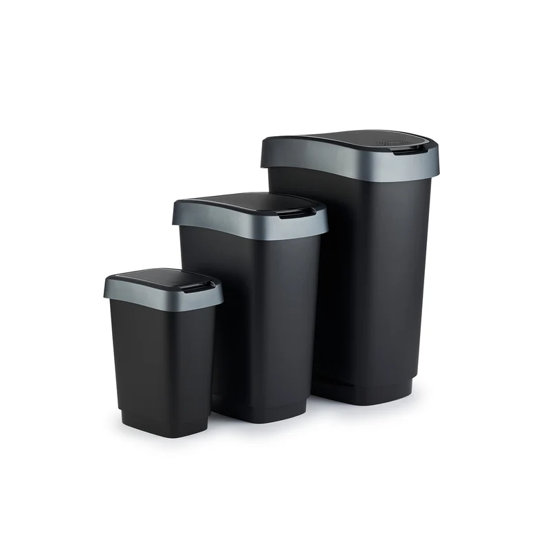 Set di 3 pezzi per la raccolta differenziata TWIST