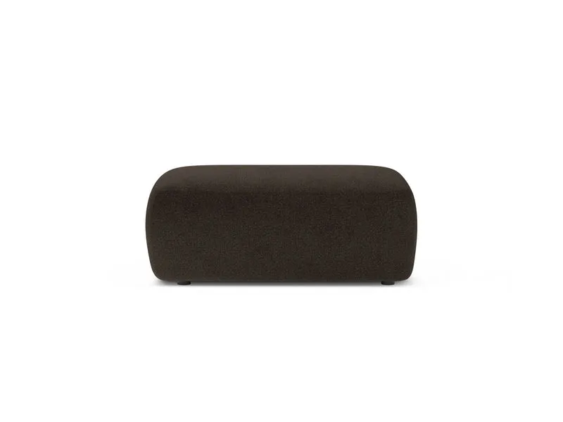 Pouf in Bouclé, "Kate", 1 Posto, 99x60x43