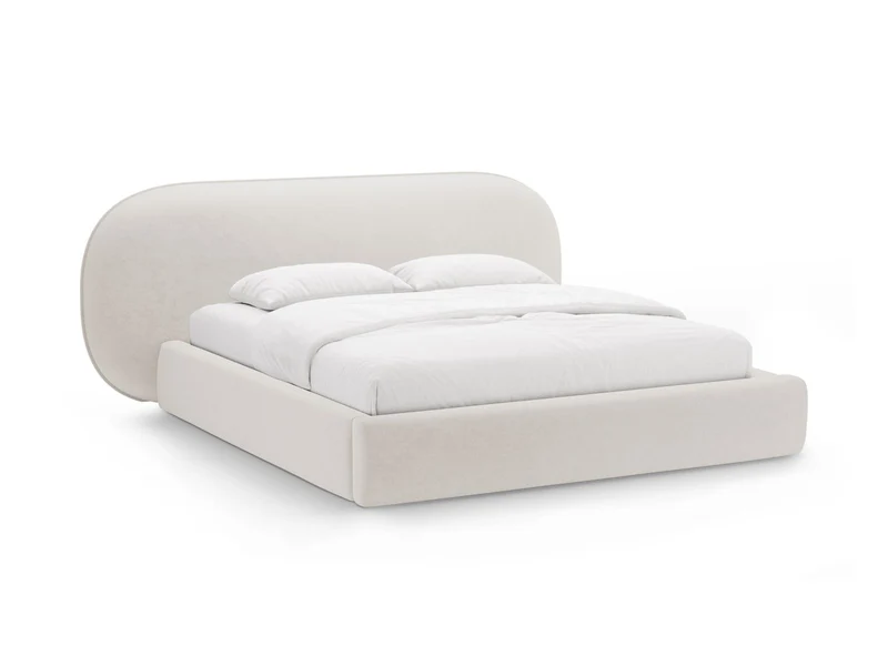 Letto con Contenitore e Testata, "Ovalo", 234x290x96