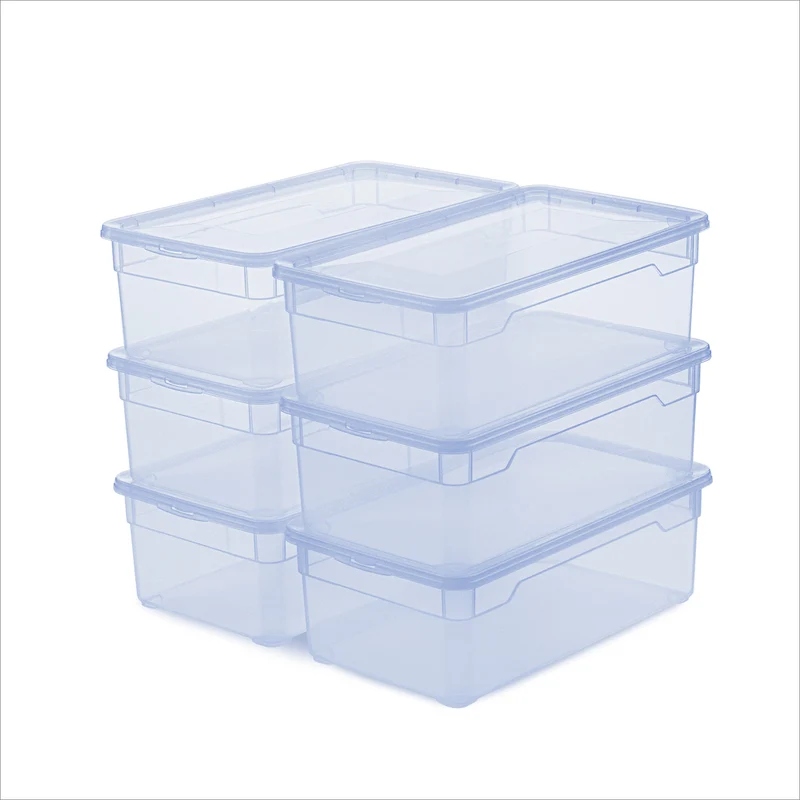 Set di contenitori Clearbox Lady Shoe 5 l CLEAR – set da 6 o 12