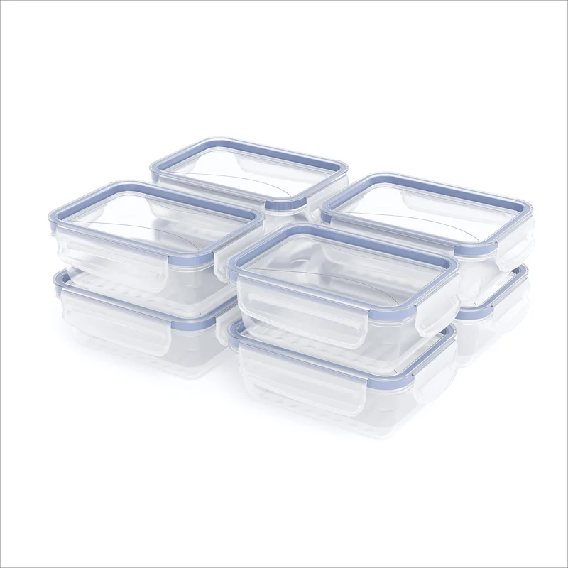 Set di contenitori per alimenti 8 pz. - 0,5 l CLIC & LOCK
