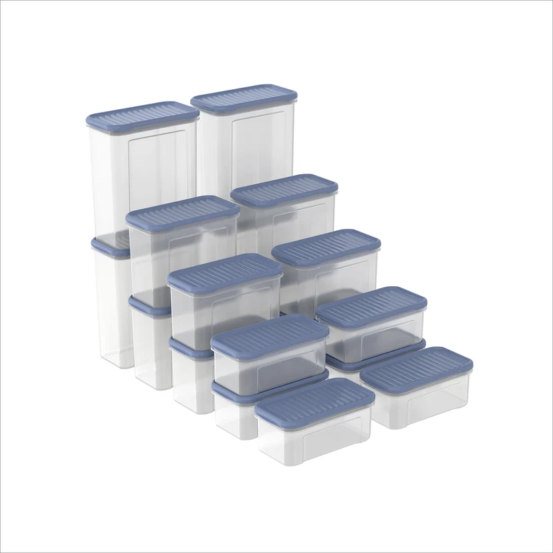 Contenitori DOMINO - Set da 18 pezzi