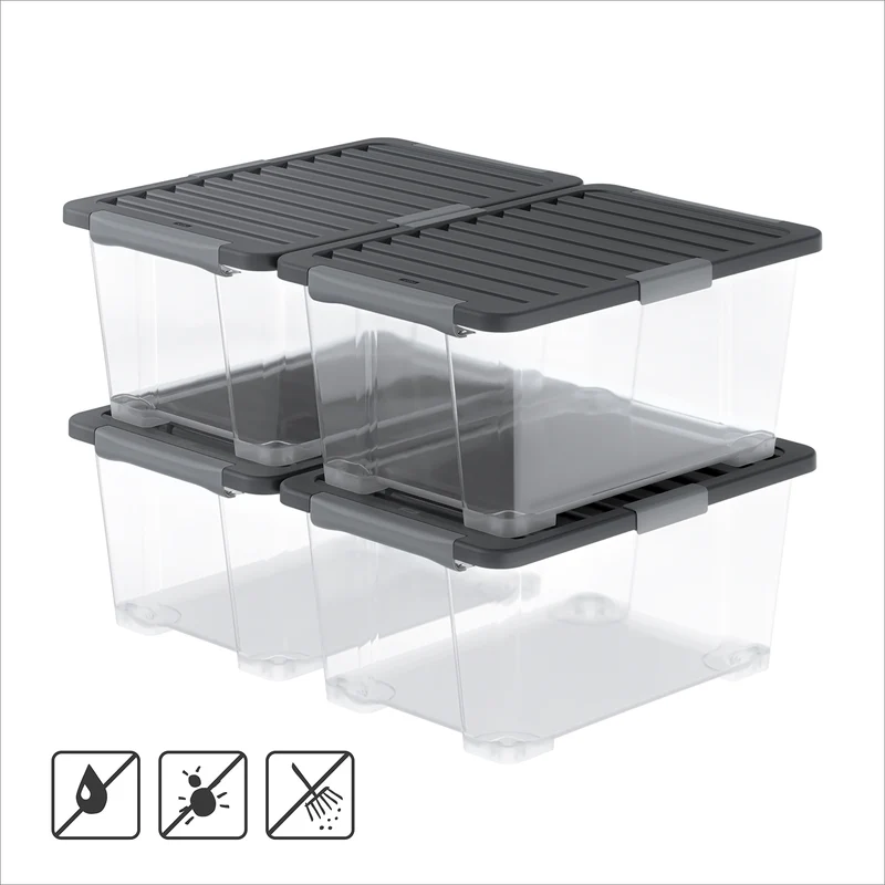 Set di scatole con coperchio 44 l CORE Pro