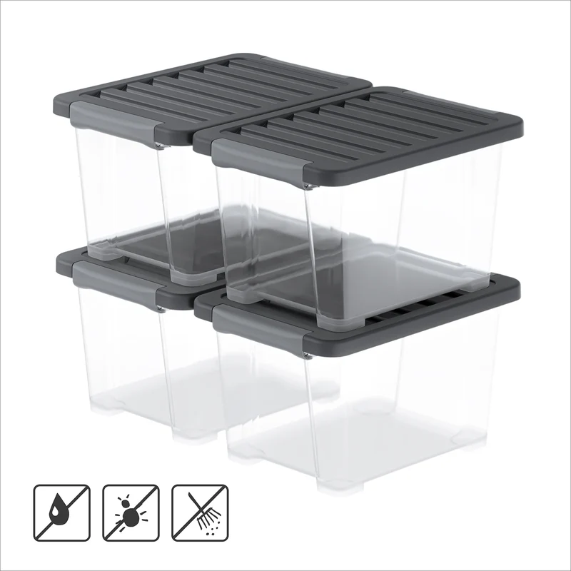Set di scatole – 4 pezzi – 15 l CORE Pro
