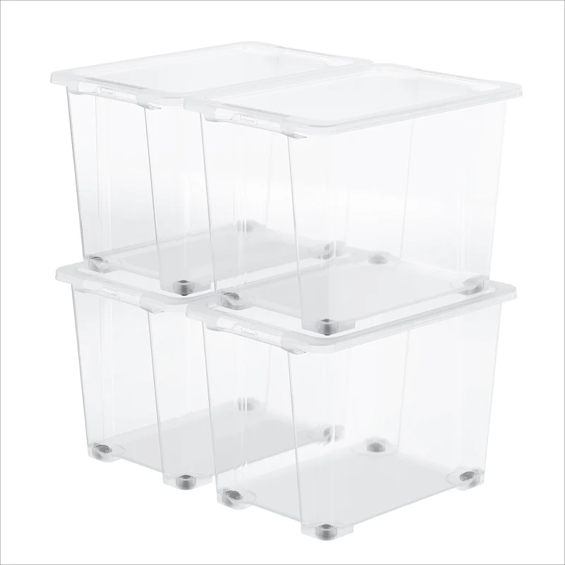 Set di 4 scatole 65 l CORE BASIC