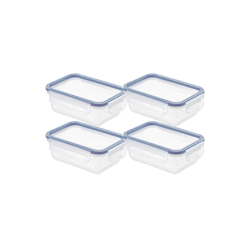 Set 4 pz Contenitore per frigorifero 0,5 l CLIC & LOCK