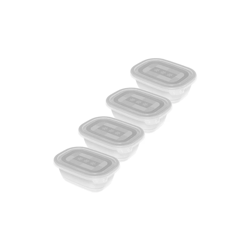 Set 4 pz Contenitore per il congelatore 0.5 l FREEZE