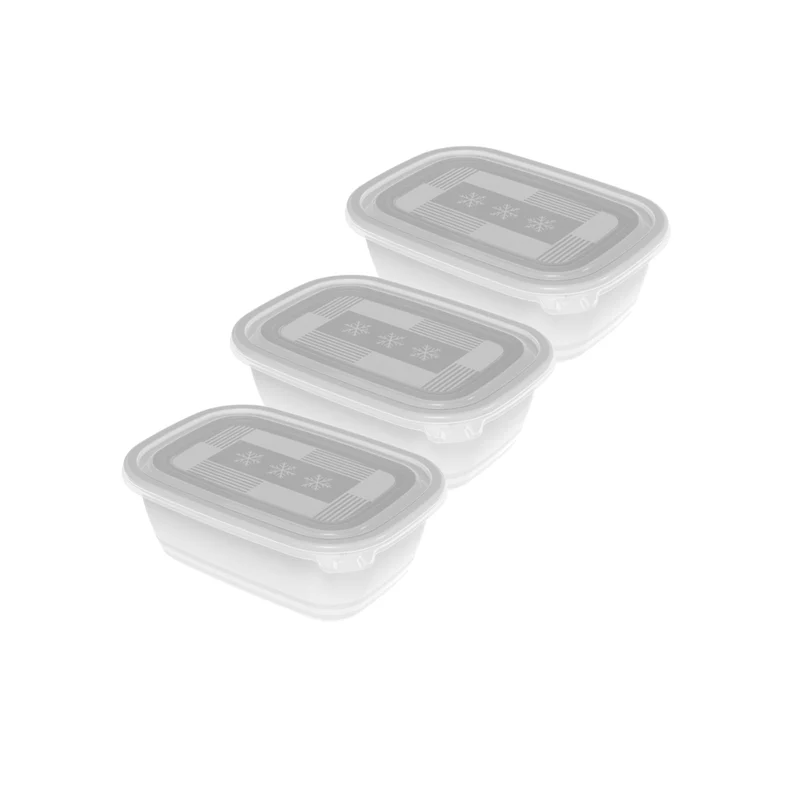 Set 3 pz Contenitore per il congelatore 1 l FREEZE