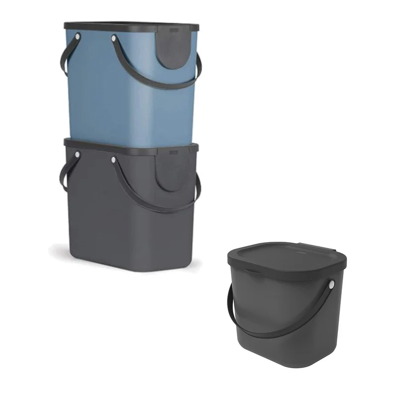 Set ALBULA sistema di raccolta differenziata 25 l e 6l set di 3