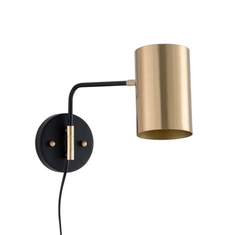 Lampada applique TALAIA ottone e nero