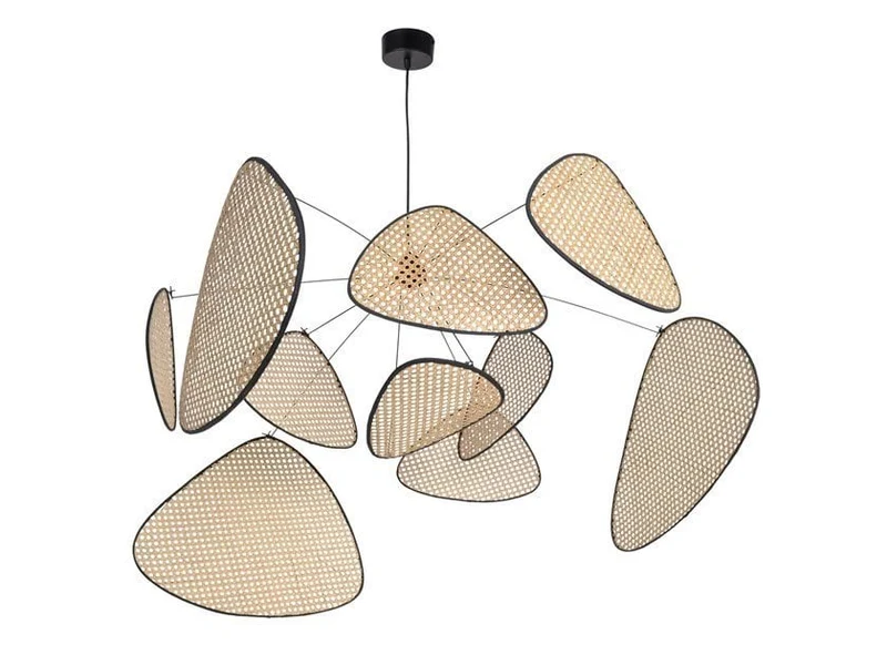 Lampada a sospensione SCREEN XL in Paglia di Vienna By Market Set