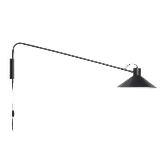 Lampada da parete ARCHITECT in metallo nera By Hubsch