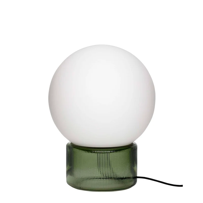 Lampada da tavolo verde e opale by Hübsch