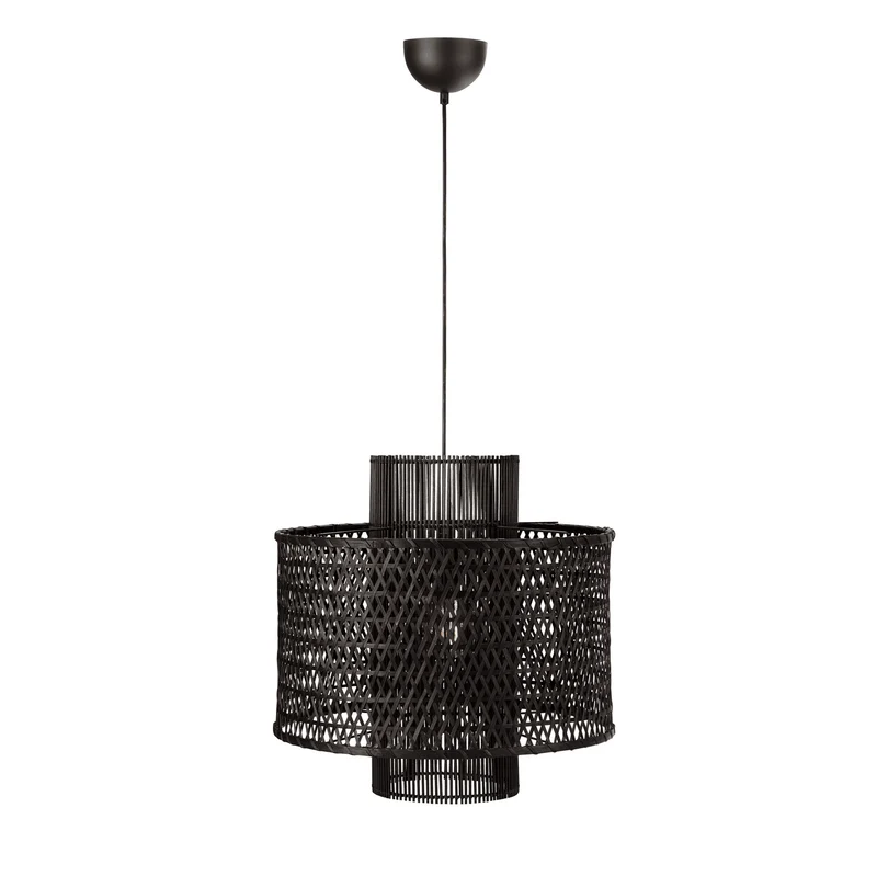 Lampada a sospensione AMBON Bamboo black