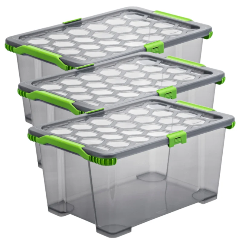 Set 3 pz Contenitore 44 l EVO TOTAL