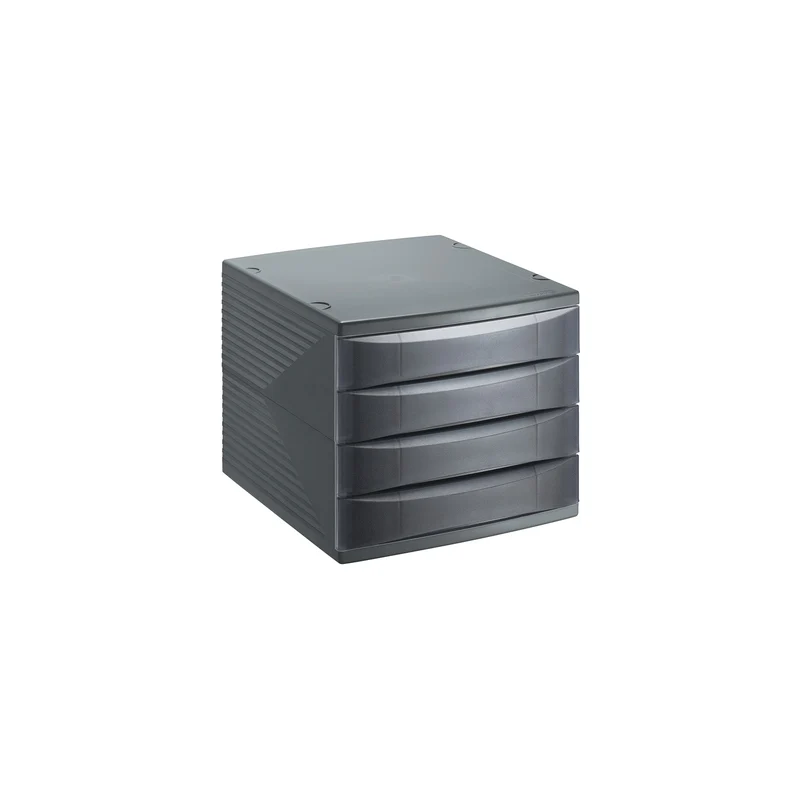 Cassettiera da ufficio con 4 cassetti chiusi QUADRA