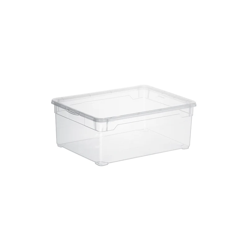Contenitore trasparente per scarpe da uomo 10 l CLEAR