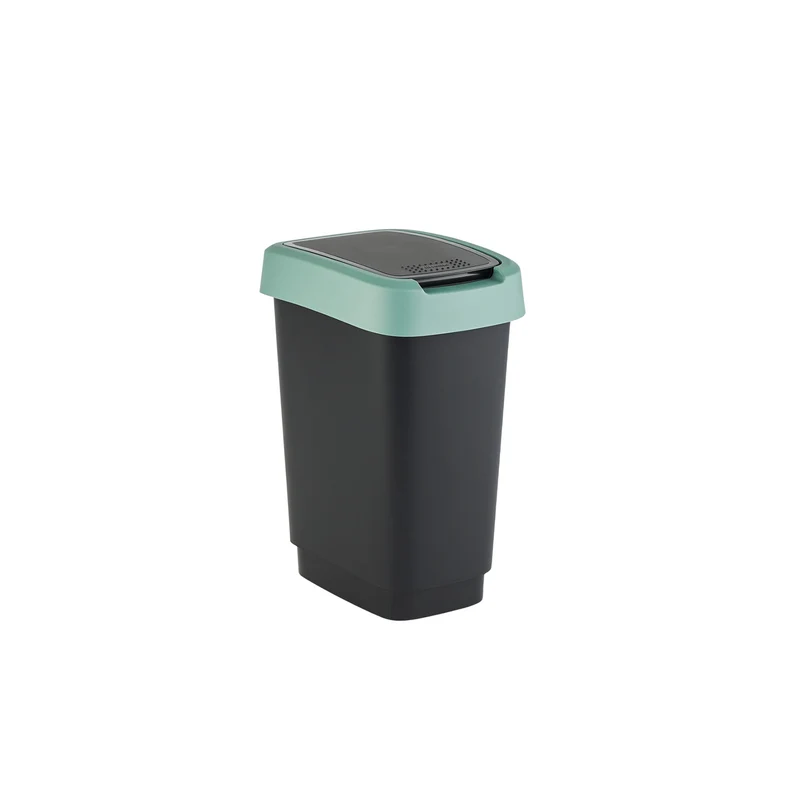 Pattumiera con coperchio basculante 10 l TWIST