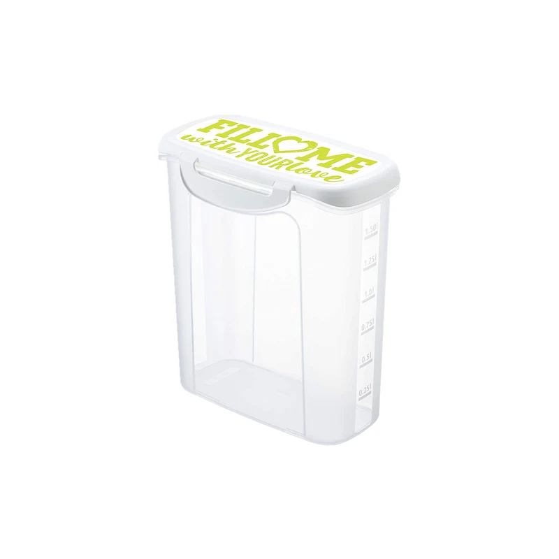 Barattolo con doppio dosatore 1.5 l CLIC & LOCK