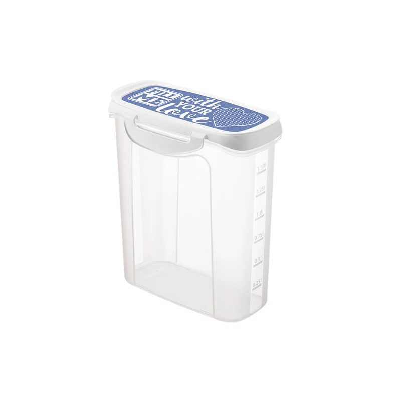 Barattolo con doppio dosatore 1.5 l CLIC & LOCK