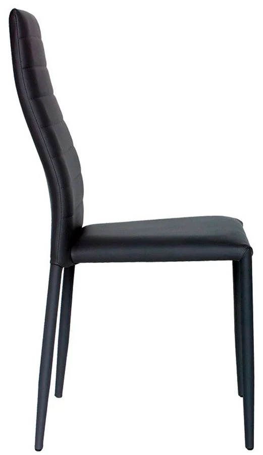 Set da 2 Sedia ecopelle design moderno da salotto o ufficio cm 46x44x82h - vari colori