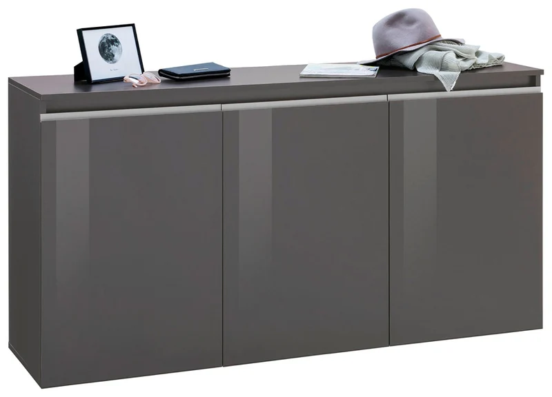 Concetta - Madia credenza da soggiorno in legno design moderno cm 150x40x81h - vari colori