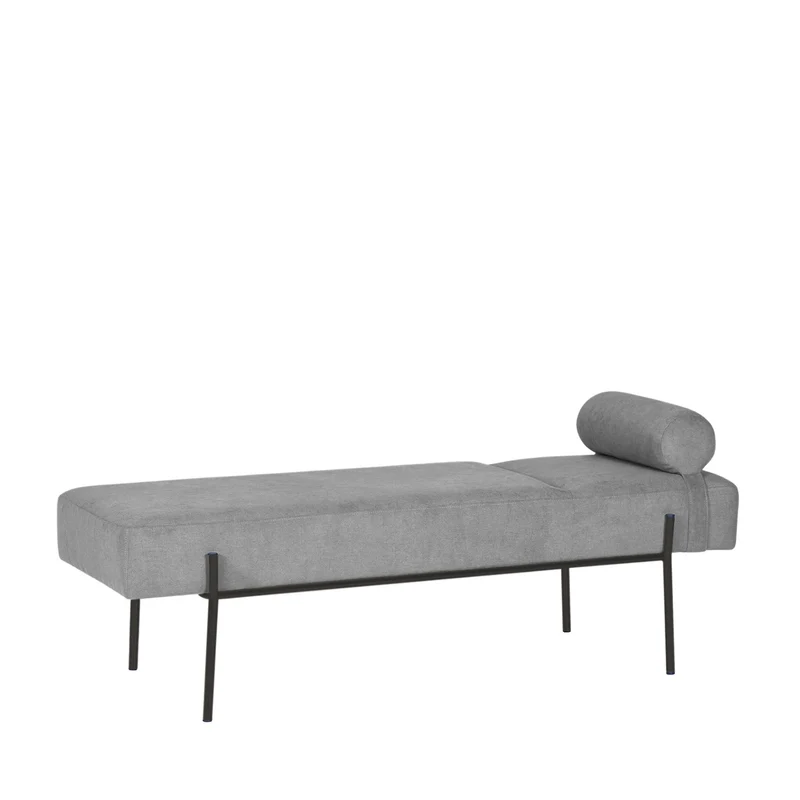 Panca edimburgo grigio/nero