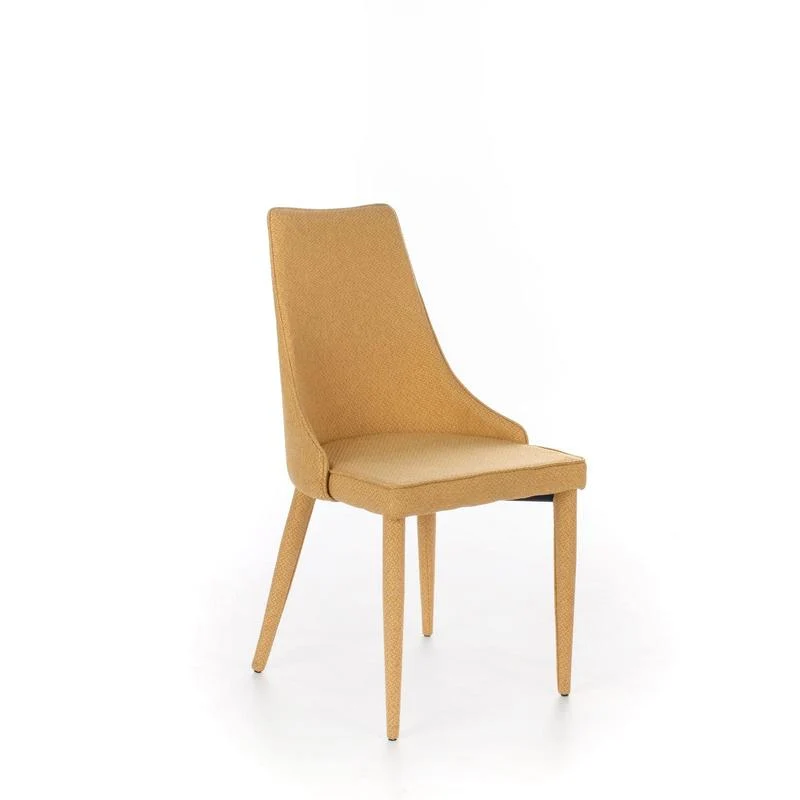 Set da 4 Sedia moderna imbottita rivestita in tessuto cm 46x46x91h - vari colori