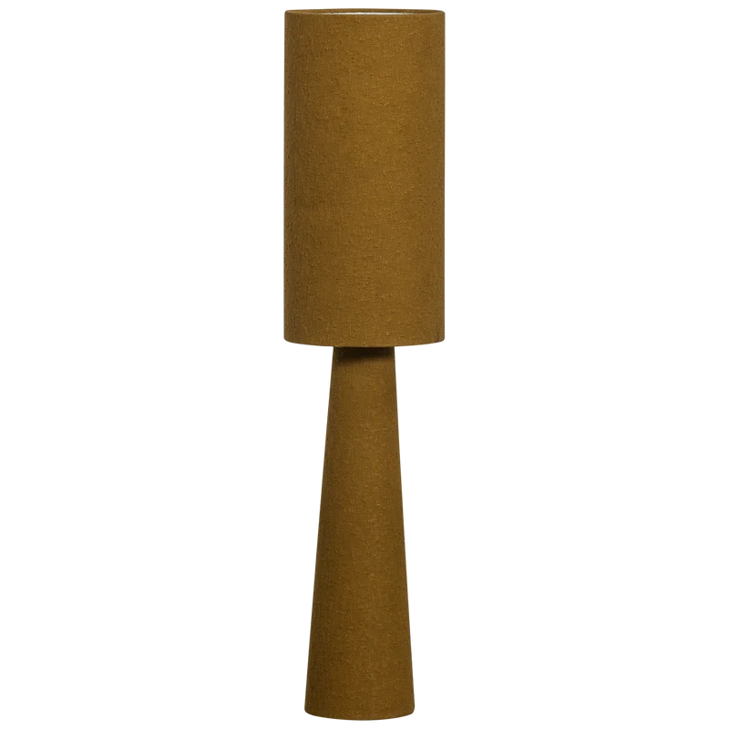Lampada da terra loft metallo/tapenade bouclé 130xø30cm