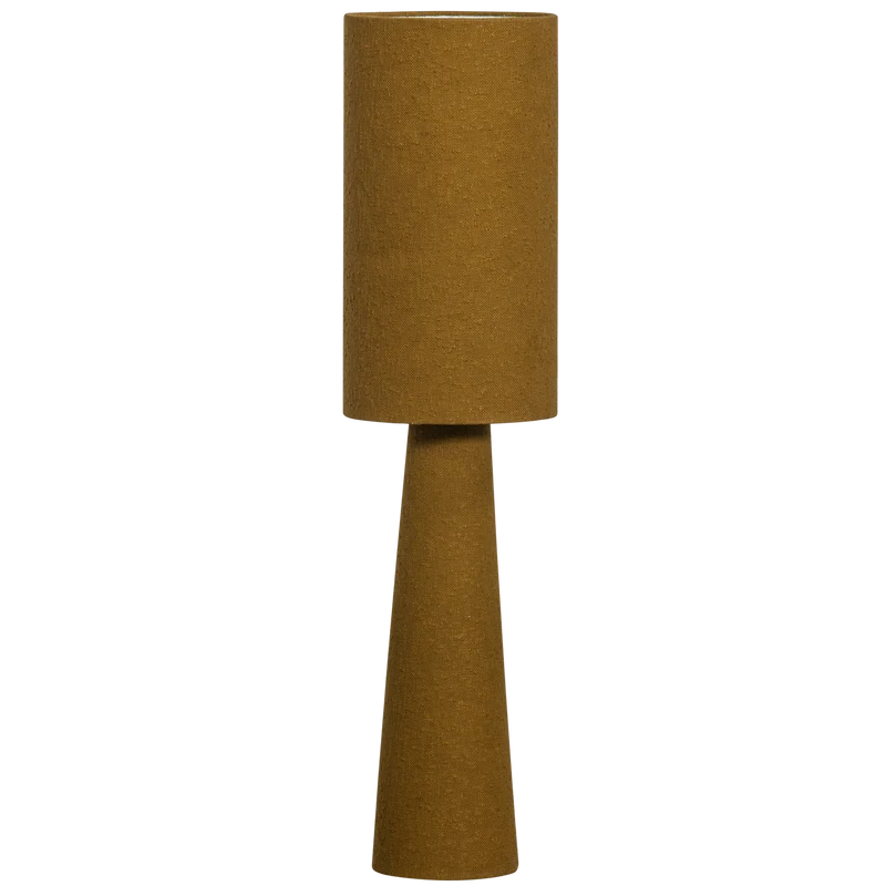 Lampada da tavolo loft metallo/tapenade bouclé 90xø22cm